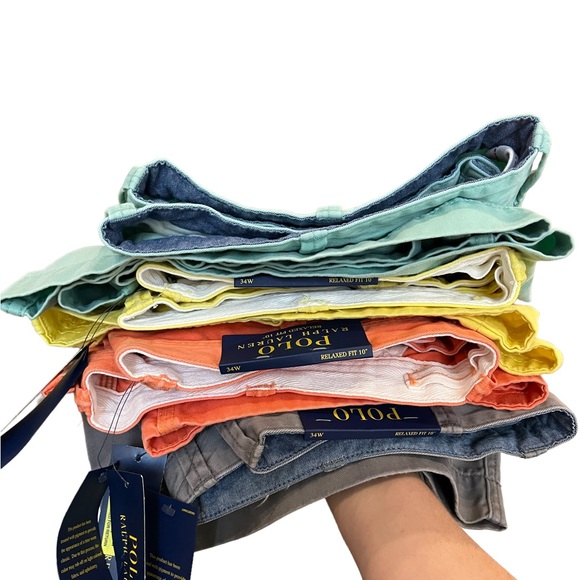 NWT Men’s Gray Polo Ralph Lauren Relaxed Fit 10” Shorts - Picture 9 of 9